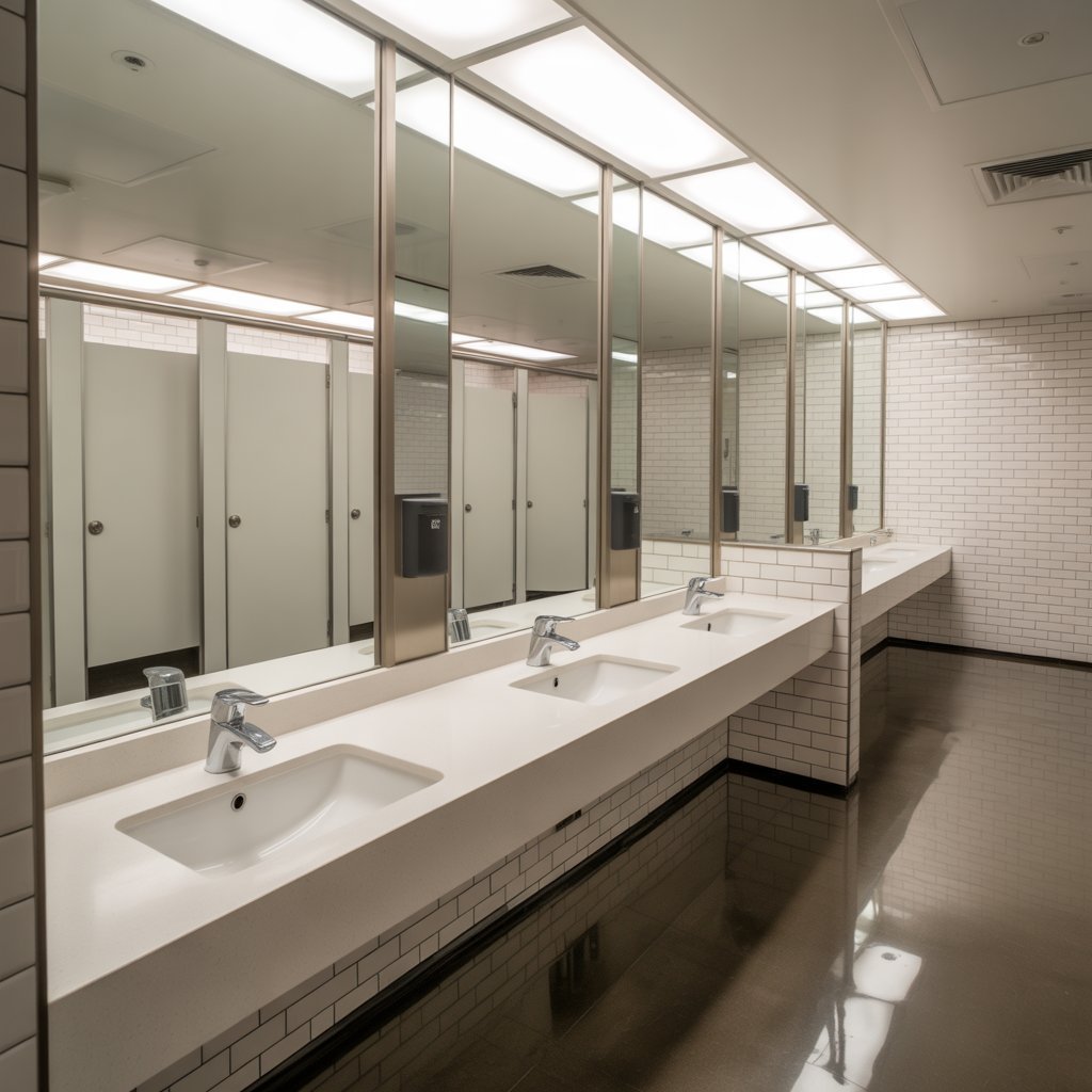 Janitorial and office cleaning services in Raleigh maintaining a clean commercial building