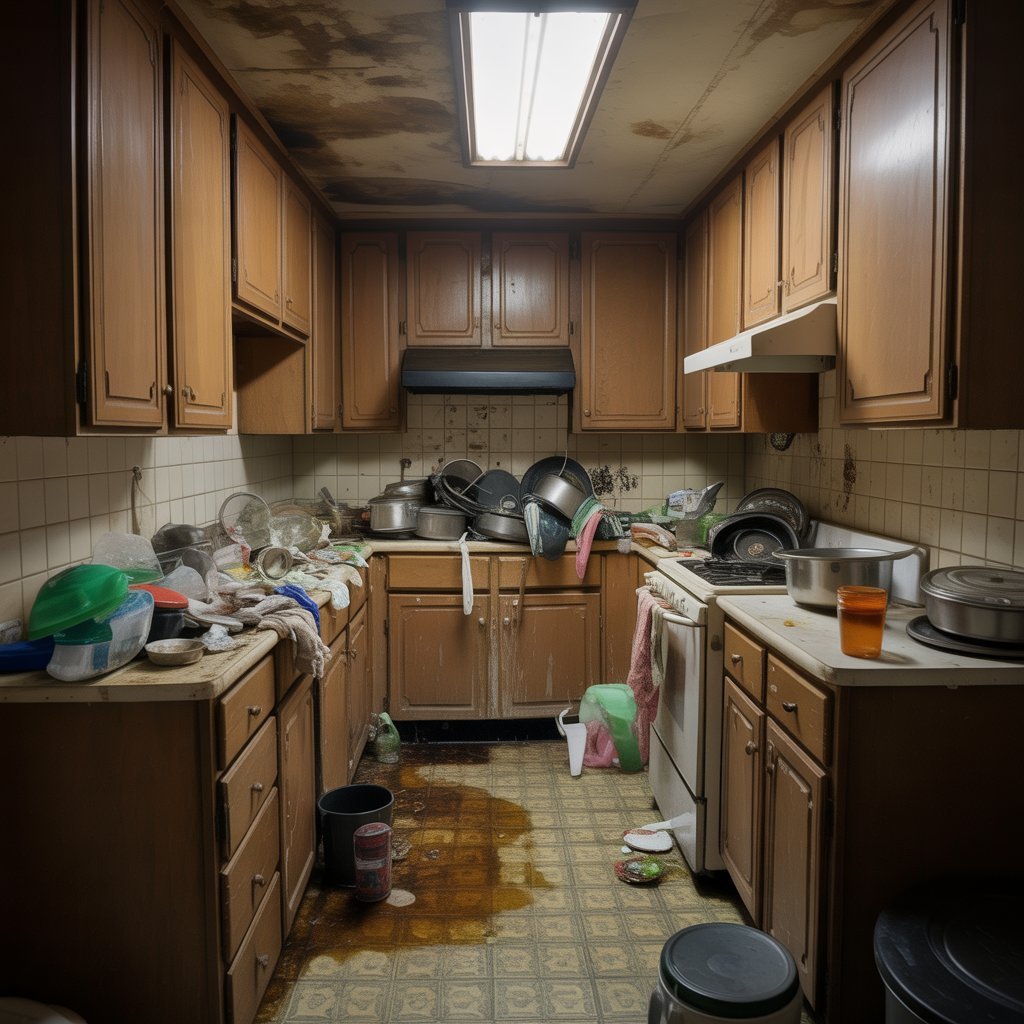 Kitchen cleaned and sanitized by house cleaning services in Raleigh NC